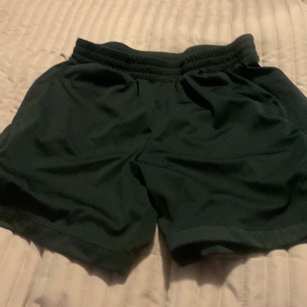 Black athletic shorts